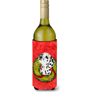 Dalmatisk julekrans Vinflaske Drikisolator Drikisolator Hugger