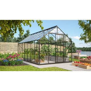 Vitavia Merkur 11500 drivhus inkl. sokkel - sort