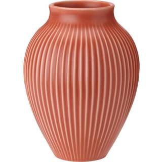Knabstrup Vase - Ripple Coral - 12,5 cm