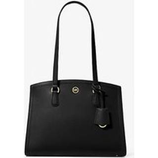 MK Chantal Medium Pebbled Leather Tote Bag - Black - Michael Kors - ONE SIZE