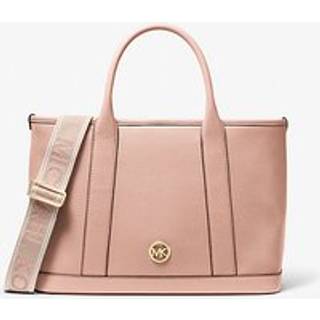 MK Luisa Medium Pebbled Leather Tote Bag - Pink - Michael Kors - ONE SIZE