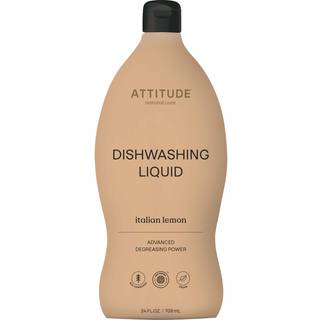 Attitude opvask flydende EWG verificeret vegansk opvaskesæbeplante baseret naturligt afledte produkter italiensk citron 24 fl oz