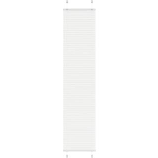 Plisségardin Hvid 40x200 cm Stofbredde 39,4 cm Polyester