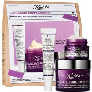 Kiehl's Ansigtspleje Anti ageing-pleje Anti-Aging Preparations Set Super Multi-Corrective Cream 50 ml + Super Multi-Corrective Eye Zone Treatment 14 ml + Retinol Skin-Renewing Daily Micro-Dose Serum 10 ml 1 Stk. (913,00 kr / 1 stk.) - 1 Stk.