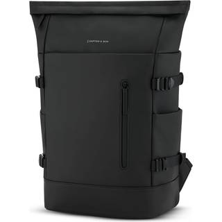 Kapten & Son Helsinki Pro 24 Daypack størrelse 24 l farve sort/grå