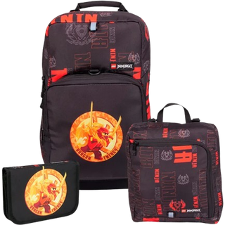 LEGO Bags Skoletaskesæt Optimo Dragon - Sort