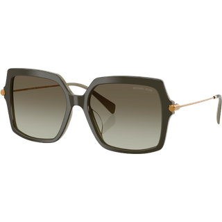 Michael Kors Kvinde MK2247U QUOGUE 40193M Solbriller Acetat Grøn Verde Firkantet Normal Skygge