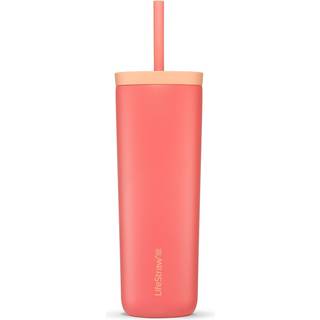 LifeStraw Go Series Tumbler, 500ml, termokrus, pink/orange