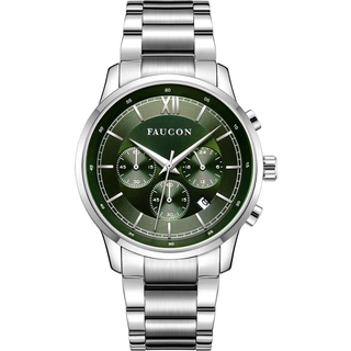 Faucon Roman F10020 - Herre - 43 mm - Analog - Quartz - Safirbelagt Mineralglas