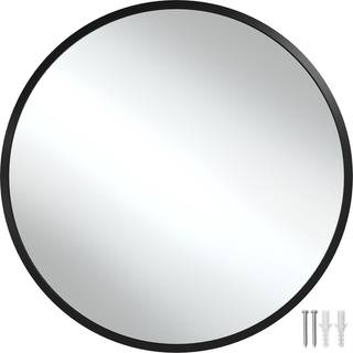 Rundt spejl Fiona med aluminiumsramme - 70 cm