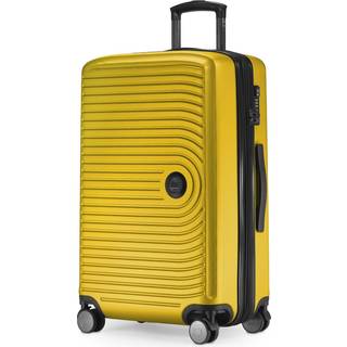 MITTE - Mittelgroßer Koffer Hartschale Gelb matt, TSA, 68 cm, 88 Liter