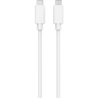 Sinox USB-C kabel 2 meter - hvid (På lager i varehus)