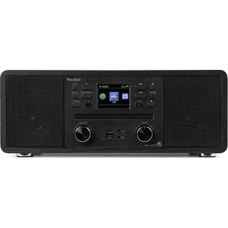 Avola Musikanlæg 'alt-i-et' med CD/BT/DAB+/FM og Wi-Fi Internet radio, Sort