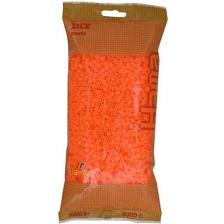 Hama Midi, perler, 6.000 stk., neonorange (38) [Levering: 1-2 dage]