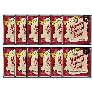 Mysore Sandal Soap 150 gram enheder 5,29 ounce (pakke med 12)