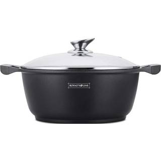 Casserole - Die Cast - Non Stick Greblon Marble Coated - 34 cm / 9.9 L - Royalty Line