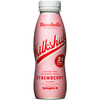 Barebells Milkshake, Strawberry, 330 ml