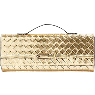 River Island vævet Clutch taske i imiteret læderen