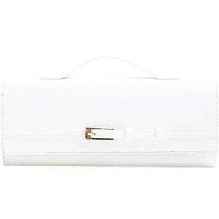 River Island vævet Clutch taske i imiteret læderEn