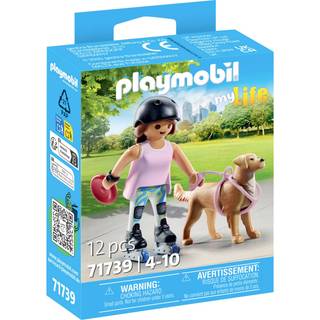 Playmobil 71739 Skøjtepige med Golden Rtriever