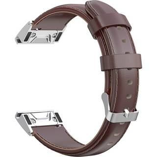 KALEBOL Læderarmbånd Garmin Fenix 8 Amoled 51mm - Brun