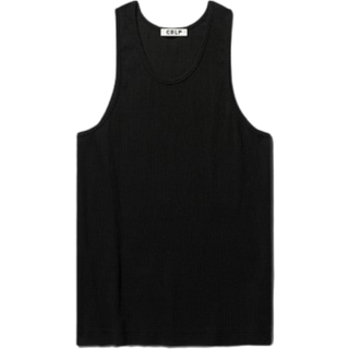 CDLP Rib Tank Top Off Black