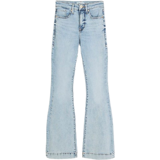 River Island High Rise Tummy Hold Flare JeansEU 44 Lang (UK 16 L)
