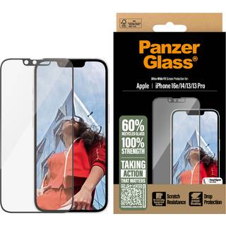 Panzerglass Ultra-wide Fit Iphone 13, Iphone 13 Pro, Iphone 14, Iphone 16e