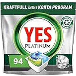 YES Platinum All In One Dishwasher Tablets Regular 94 stk