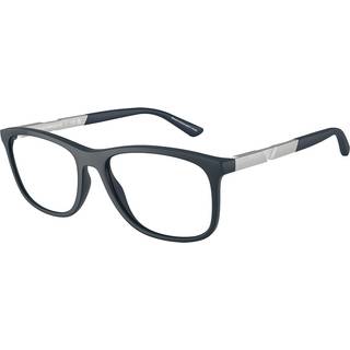 Emporio Armani EA3247F Asian Fit 6189 55 Briller Mænd Blue - Matte Dark Blue - 55mm