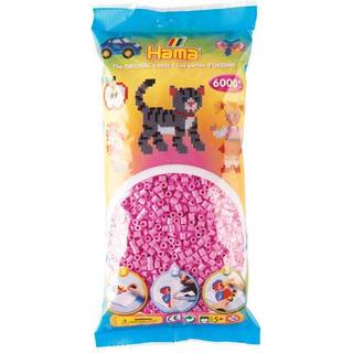 Hama Perler Midi 6000 stk Pastel Pink (205-48)