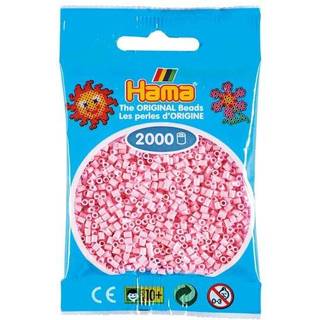 Hama Mini, perler, 2.000 stk., pastel rosa (95) [Levering: 1-2 dage]