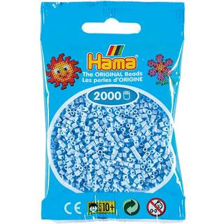 Hama Mini, perler, 2.000 stk., pastel isblå (97) [Levering: 1-2 dage]