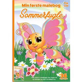 Min første malerbog - sommerfugle (På lager i varehus)