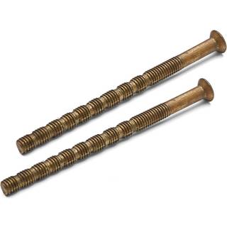 d line knækskrue M5 x110 mm, messing poleret