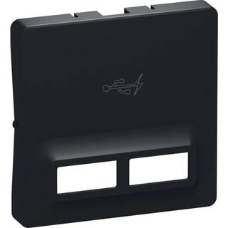 LK Fuga tangent - Dobbelt 5V USB-lader - Koksgrå
