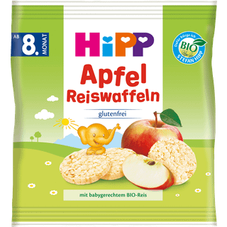 HiPP Økologiske æbleriskager, fra 8. måned 465.00 DKK/1 kg