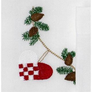 Langkilde & Søn - Juleserviet med julehjerte