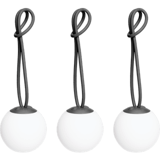 Fatboy Bolleke Mini Transportabel Lampe Sæt af 3 Antracit