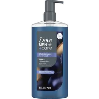 Dove Men+Care Solbær og Ceder Kropsvask - Plantebaseret rensemiddel og fugtighedscreme, fugter huden, uden parabener og sulfater, 26 Fl Oz