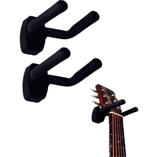 Guitarophæng til væg med skruer - 2 stk