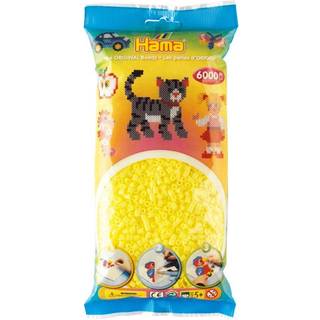 Hama Perler 6000 stk Pastel Gul Midi (205-43)