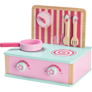 Wood Little Foldbar Legekøkken Lyserød Carseat      Unisex