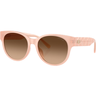 Coach HC8430D CAE87 Asian Fit 511374 56 Solbriller Kvinder Lyserød - Milky Light Pink - 56mm