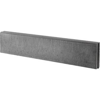 IBF Kantningssten 20x6x100cm - Rund Overkant Grå