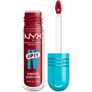 NYX Professional Makeup Lip I.V. Hydrating Gloss Stain 10 Berry Thirsty (5 ml)
