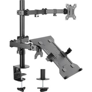 Skærmophæng 13-32" med flex arm og laptop holder