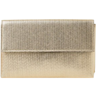 Accessorize Accessorize Metallisk Fold-Over Clutch taske