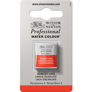 Winsor & Newton Professional akvarelfarve half pan Scarlet Lake 603