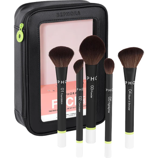 Sephora Collection - Ansigtspenselsæt - Intuitiv Påføring, Perfekt Finish - Face Brush Set Core Cat Revamp-24 - For Women